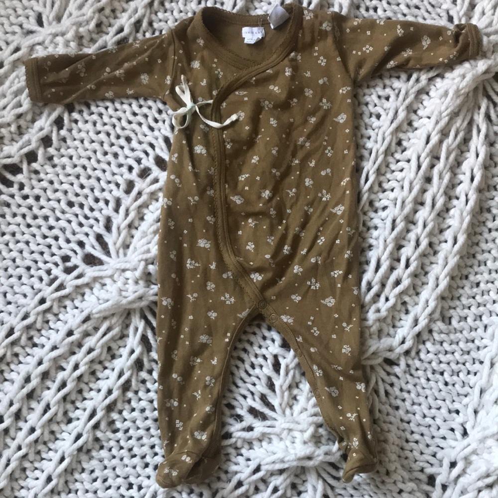 Jamie Kay Kimono Style tie Footsie size 0-3 months